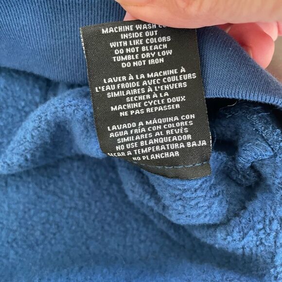 Neff Forever Fun Wild World One With Nature Hoodie Blue M - Picture 9 of 9